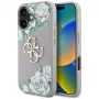 Guess Grained Roses Big 4G Logo Case Apple iPhone 16, violetti