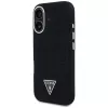 Guess Denim Triangle Logo MagSafe Case iPhone 16, musta