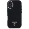 Guess Denim Triangle Logo MagSafe Case iPhone 16, musta