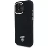 Guess Denim Triangle Logo MagSafe Case Apple iPhone 16 Pro Max, musta