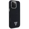 Guess Denim Triangle Logo MagSafe Case Apple iPhone 16 Pro Max, musta