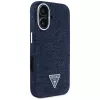Guess Denim Triangle Logo MagSafe Case iPhone 16, sininen