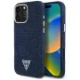Guess Denim Triangle Logo MagSafe Case Apple iPhone 16 Pro Max, sininen