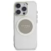 Guess IML Metal Colored Circle Classic Logo MagSafe Case iPhone 16 Pro (harmaa)
