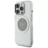 Guess IML Metal Colored Circle Classic Logo MagSafe Case iPhone 16 Pro Max (harmaa)
