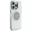 Guess IML Metal Colored Circle Classic Logo MagSafe Case iPhone 16 Pro Max (harmaa)