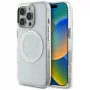 Guess IML Metal Colored Circle Classic Logo MagSafe Case iPhone 16 Pro Max (valkoinen)