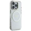 Guess IML Metal Colored Circle Classic Logo MagSafe Case iPhone 16 Pro Max (valkoinen)