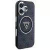 Guess IML Metal Glitter 4G Circle Triangle MagSafe Case Apple iPhone 16 (musta)