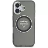 Guess IML Metal Mountain Logo MagSafe Case iPhone 16 (musta)