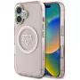 Guess IML Metal Mountain Logo MagSafe Case Apple iPhone 16 (pinkki)