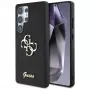 Guess Fixed Glitter Big 4G Metal Logo -kotelo Samsung Galaxy S25 Ultralle (musta)
