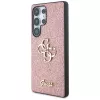 Guess Fixed Glitter Big 4G Metal Logo -kotelo Samsung Galaxy S25 Ultralle (pinkki)