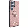 Guess Fixed Glitter Big 4G Metal Logo -kotelo Samsung Galaxy S25 Ultralle (pinkki)