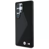 BMW Leather Oversized Stripes MagSafe -kotelo Samsung Galaxy S25 Ultralle, musta