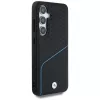 BMW Leather Textured and Smooth MagSafe -kotelo Samsung Galaxy S25:lle, musta