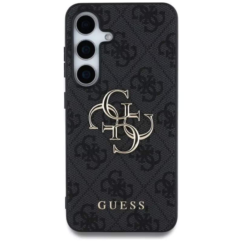 Guess Big 4G Logo Classic Logo -kotelo Samsung Galaxy S25:lle (musta)