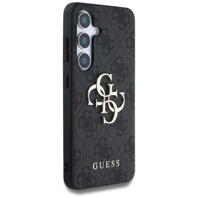 Guess Big 4G Logo Classic Logo -kotelo Samsung Galaxy S25:lle (musta)