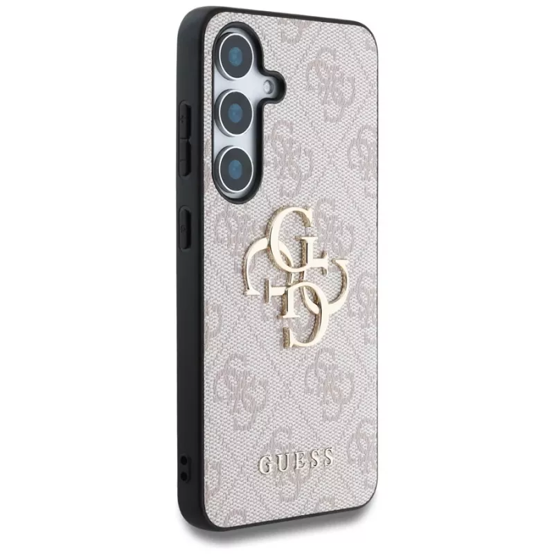 Guess Big 4G Logo Classic Logo -kotelo Samsung Galaxy S25+:lle (pinkki)