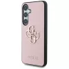 Guess Grained Big 4G Logo Small Classic Logo -takakansi Samsung Galaxy S25 Plus:lle, pinkki
