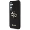Guess Fixed Glitter Big 4G Metal Logo -kotelo Samsung Galaxy S25:lle (musta)