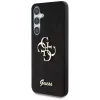 Guess Fixed Glitter Big 4G Metal Logo -kotelo Samsung Galaxy S25+:lle (musta)