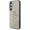 Guess Fixed Glitter Big 4G Metal Logo -takakansi Samsung Galaxy S25:lle - kulta