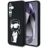 Karl Lagerfeld Silicone Graffiti Ikonik Printed Logo MagSafe -kotelo Samsung Galaxy S25:lle, musta