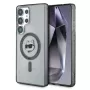 Karl Lagerfeld Button Choupette Head Printed Logo MagSafe -kotelo Samsung Galaxy S25 Ultralle, musta
