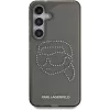 Karl Lagerfeld Rhinestones Karl Head Logo -kotelo Samsung Galaxy S25 (musta)