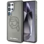 Karl Lagerfeld Rhinestones Karl Head Logo -kotelo Samsung Galaxy S25 Ultra, musta