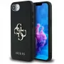 Guess Grained Big 4G Logo Small Classic Logo -puhelinkotelo iPhone 16e (musta)