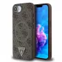 Guess 4G Ring Triangle Logo MagSafe -kotelo iPhone 16e (ruskea)