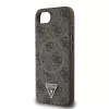 Guess 4G Ring Triangle Logo MagSafe -kotelo iPhone 16e (ruskea)