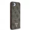 Guess 4G Ring Triangle Logo MagSafe -kotelo iPhone 16e (ruskea)