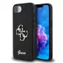 Guess Fixed Glitter Big 4G -kotelo iPhone 16e (musta)