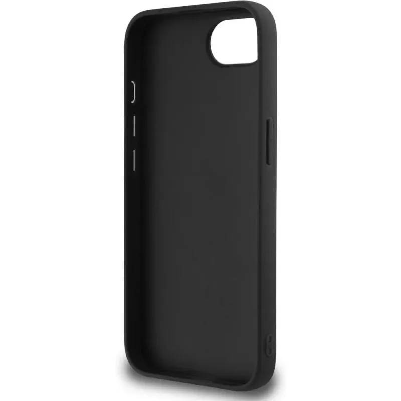 Guess Fixed Glitter Big 4G -kotelo iPhone 16e (musta)