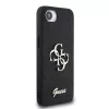 Guess Fixed Glitter Big 4G -kotelo iPhone 16e (musta)