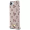 Guess Peony Script Logo MagSafe -kotelo iPhone 16e / 17e, ruskea