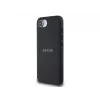 Guess Grained Ring MagSafe -kotelo iPhone 16e (musta)