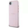 Guess Grained Ring MagSafe -kotelo Apple iPhone 16e (pinkki)