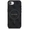 Guess 4G Ring Classic Logo MagSafe -kotelo iPhone 16e (musta)