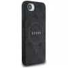 Guess 4G Ring Classic Logo MagSafe -kotelo iPhone 16e (musta)