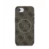 Guess 4G Ring Classic Logo MagSafe -kotelo Apple iPhone 16e (ruskea)