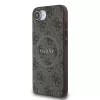 Guess 4G Ring Classic Logo MagSafe -kotelo Apple iPhone 16e (ruskea)