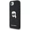 Karl Lagerfeld Monogram Karl Head Pin -kotelo iPhone 16e / 17e, musta