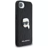 Karl Lagerfeld Monogram Karl Head Pin -kotelo iPhone 16e / 17e, musta