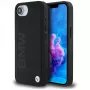 BMW Leather Hot Stamp -kotelo iPhone 16e / 17e, musta