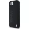 BMW Leather Hot Stamp -kotelo iPhone 16e / 17e, musta