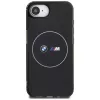 BMW IML Metal White Circle MagSafe Case iPhone 16e / 17e musta